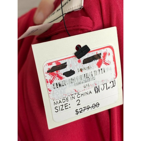 Club Monaco Tiered Maxi Dress Size 2 - Picture 7 of 7